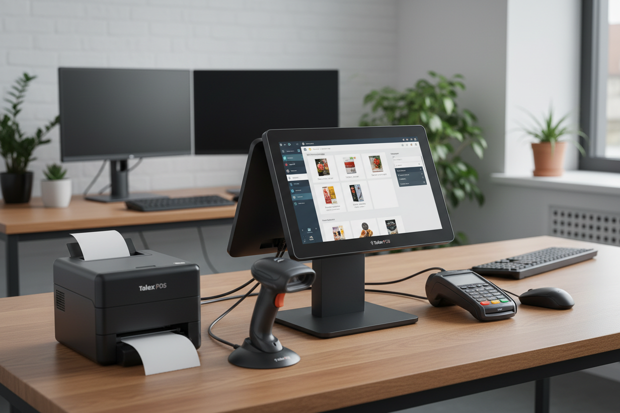 Talex POS full station with printer and scanner
