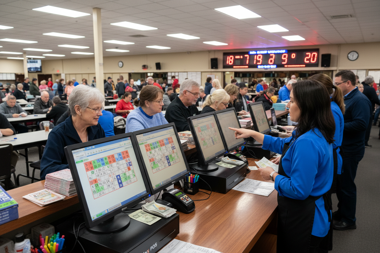Dual Talex terminals during peak hour