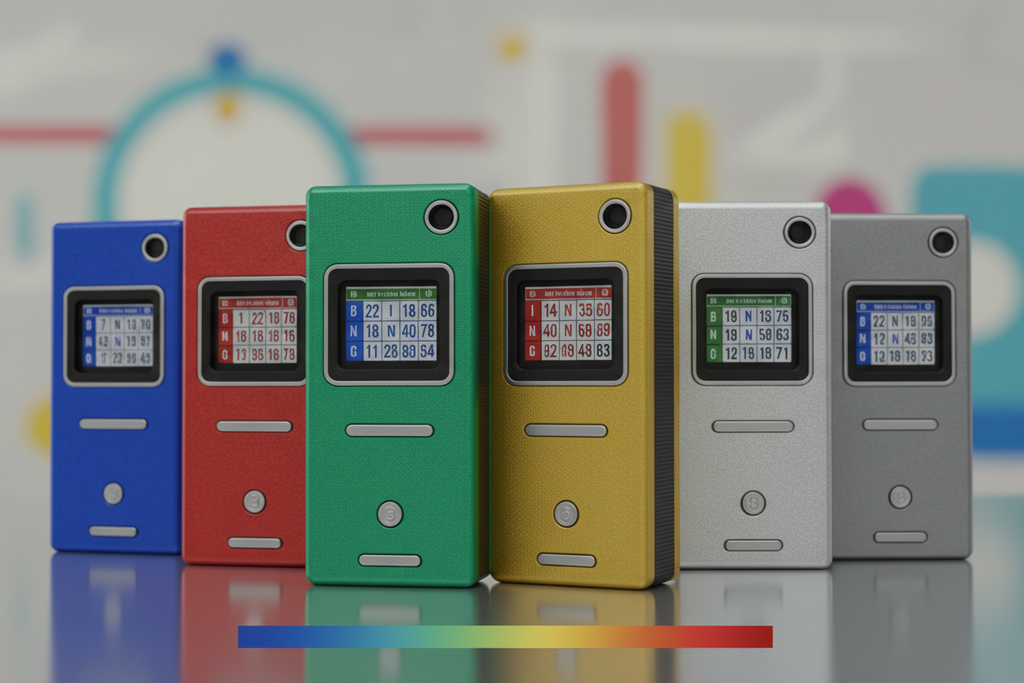 Super 8 color variants side-by-side