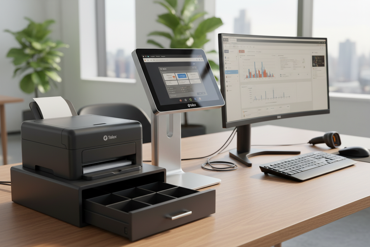 Talex POS add-on terminal with printer and drawer