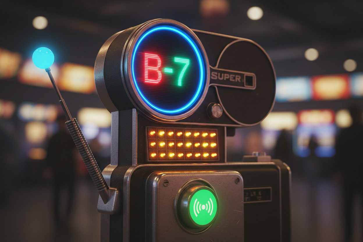 Super 8 RF signal with vibrant LED display